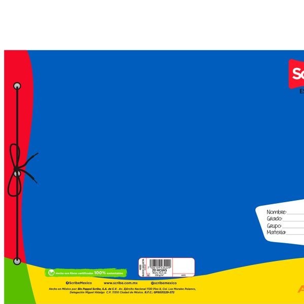 BLOCK DIBUJO CAGUJ. SCRIBE ANTE 4680 20H. 44X31.5CM. C24